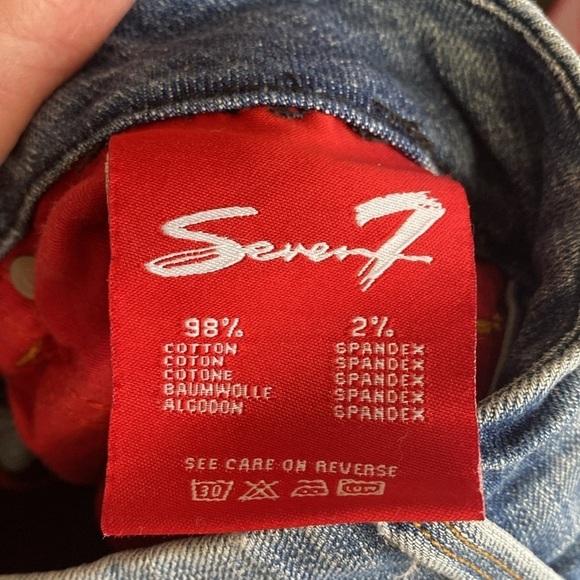 Seven 7 Jeans Women's 16 Bootcut Jeans Stretch Blue premium Denim 109890 - Picture 14 of 15